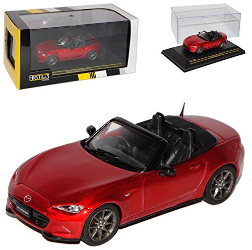 First 43 Mazda MX-5 ND Cabrio Rot Metallic Ab 2015 1/43 Modell Auto