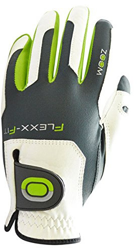 Zoom-Tour Flexx-Fit Golf-Handschuh MLH - Weiß/Charcoal/Lime - Pack of 1