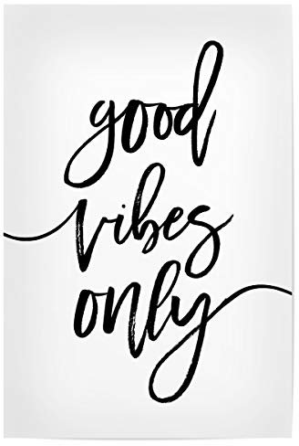 artboxONE Poster 30x20 cm Typografie Good Vibes Only Art - Bild Good Vibes only Good Vibes only Inspiration