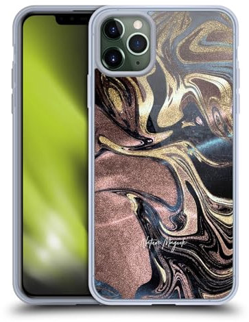 Head Case Designs Officially Licensed Nature Magick Gold Luxe Gold Marble Metallic Gel Case [Military Grade Protection] Compatible with Apple iPhone 11 Pro Max and Compatible with MagSafe