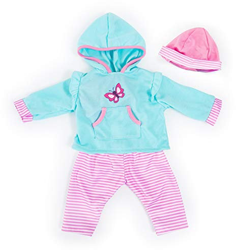 Bayer Design 84675AA Puppenkleidung, Puppenoutfit, mehrteilige Puppenanziehsachen, Puppenzubehör