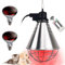 DFGENLY Lampe Chauffante Chiot Poussin, Lampe de Chaleur pour Thermostat Couveuse, Température Réglable, Chauffage Lampe à Infrarouge/Lumière Jaune pour Ménages, Les Fermes