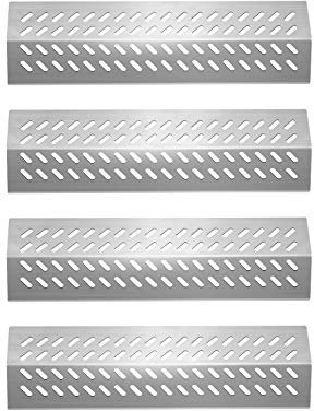 Kalomo Edelstahl-Grill-Hitzeschild, Brenner-Abdeckungen für Flammen-Tamer, BBQ Gas-Grill teile für Bull Angus 47628, 47629, Brahma 57568, Outlaw 26039, Lonestar Select 87049, Kal-Flamme.