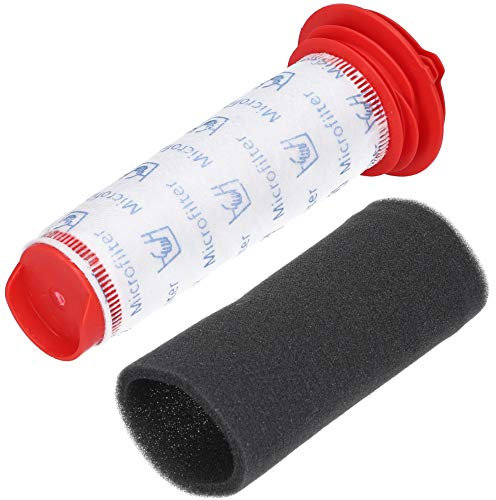 McFilter | 1 kit de filtres pour aspirateur Bosch Athlet 25,2 V, Athlet Zoo'o BCH6ZOOO Pro Animal BCH6L2560, BCH6L2561 – Remplacement du filtre central 00754176 + mousse filtrante 00754175, lavable
