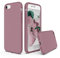 SURPHY Cover Compatibile con iPhone SE 2022 5G, Custodia per iPhone SE 2020, iPhone 8 e iPhone 7 Silicone Cover Antiurto con Fodera in Microfibra, iPhone SE 3 e 2 Case 4.7, Rosa Viola
