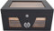 GERMANUS Humidor Truhe mit Sichtfenster Schwarz