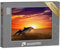 puzzleYOU: Puzzle 1000 Teile „Springende Delfine: Meeresleben bei Sonnenuntergang“ – aus der Puzzle-Kollektion Delfine, Fische & Wassertiere, Exotische Tiere & Trend-Tiere