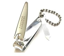 Stainless Steel Nail Clippers Nail Cutter Built in with Nail File Manicure Pedicure Ingrown Toenail Fingers Nail for Men & Women Use Nail Tool Clippers