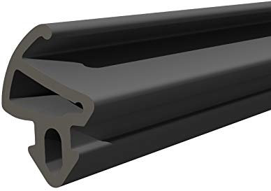 Seiletech.de Fensterdichtung | S-1150 | 100 m | Kömmerling PVC Fenster Gummidichtug | Schwarz | Zugluftstopper Profildichtung | Gummidichtug Dichtband Kunststofffensterdichtungen