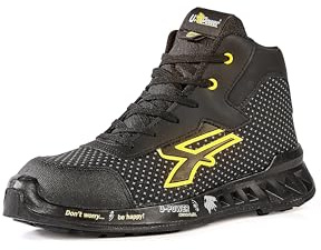 U-POWER | Scarpe Antinfortunistiche Alte Joe S ESD S3S CI FO SR, Puntale Alluminio, Antiperforazione Tessile No Metal