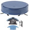 Fockety Aspirateur Robot, Aspirateur Robot Fin et Silencieux à Forte Aspiration 2000 Pa avec Contrôle APP, Aspirateur et Vadrouille 2 en 1, Idéal pour Les Poils d'animaux, Les Tapis (Bleu)