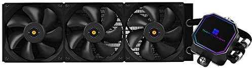 Thermalright Frozen Prism 360 Black CPU Water Cooler With PWM Fans, Water Pump Speed is 3300RPM,S-FDB Bearing, For AMD AM4/AM5,Intel LGA1150/1155/1200/1700/2011(Black)