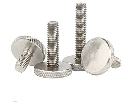 10/20Pcs M3 M4 M5 Zigrinato Grande Bullone A Testa Piatta Mano Vite Zincata Vite(M4x25(20pcs))