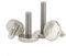 10/20Pcs M3 M4 M5 Zigrinato Grande Bullone A Testa Piatta Mano Vite Zincata Vite(M4x25(20pcs))