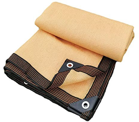 Shade Cloth - Garden Mesh Netting,with Grommets Outdoor Sun Cover for Pergola Patio Plants Greenhouse Chicken Coop Shading Rate 70-90% Sunblock Net Patio,Shade Sails Lawn