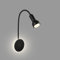 BRILONER – Leselampe mit Backlight, Schwenkbare Wandleuchte Innen, LED Lampe mit 2 Schalter, Wandlampe Innen, Schwarz