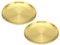 PATIKIL 5.5 Diámetro Plato Quemador de Incienso 2Pcs Soportes de Incienso en Espiral de Aleación Bandeja Ignífuga para Conos de Incienso para Yoga SPA Hogar Oficina Tono Dorado