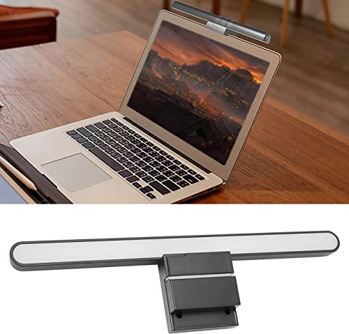 Topyond Monitor Light Bar, 25cm LED Touch Control Computer Screen Light, Dimmable and RGB Backlight for Eye Caring, USB Powered Screenbar for Desk, Office, Home, Game, Black