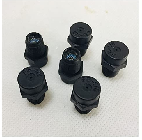 Zerstäubungsdüse, Bewässerungs-Nebeldüse, 10 Stück Niederdruck-Kunststoff-Nebeldüse, 1/8 Zoll BSPT-Außengewinde, Nebelgerät for Terrarium, Anti-Tropf-Gerät