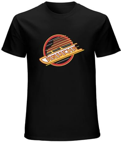 ZLWEI Vancouver Hockey Retro Canucks Skate Dmn T-Shirt T Shirt Gift Black 3XL