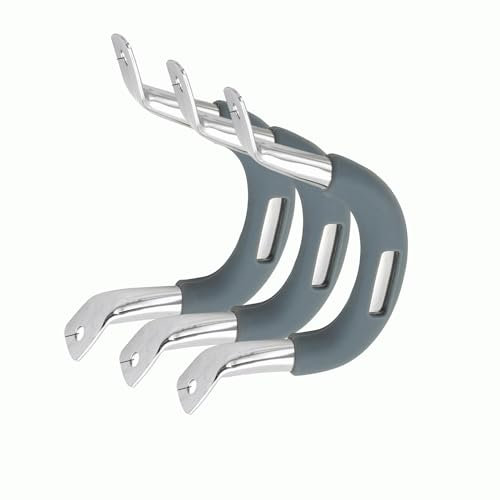 JISADER 3X Asas para sartén, Asas para ollas con Agarre, Asas prácticas Desmontables de Acero Inoxidable para Wok, Accesorios para Utensilios de Cocina, s