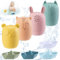 Badewannenspielzeug Fikiro Spielzeug Badewanne Süße Bade Spritztiere Badetiere Silikon Wasserspielzeug Baby Spritztier Badespielzeug Spritztiere Weihnachten Geschenke für Babys Kleinkinder Unisex
