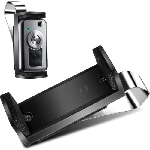 WKRTDY 1 pcs Abridor de puerta de garaje con clip, soporte remoto universal y clips de visera ajustables, Compatible con la mayoría de los mandos a distancia para coche, Control remoto no incluido