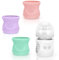 4er-Pack Silikonhüllen für Avent Natural-Babyflaschen aus Glas, Avent anti kolik flasche, kompatibel mit Philips Avent Natural-Babyflaschen aus Glas 4oz, reiseflaschen set Geeignet für 120 ml BPA-frei