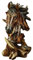 Skulpturen Statue Wertschätzung Holz Pferd Kopf Statue Tier Dekoration Statue Harz Handwerk Eingerichtet