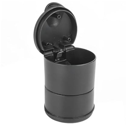 Aschenbecher Auto für Audi A1 A3 Sportback A4 A5 A6 Avant Allroad A7 A8 e-tron, Aschenbecher mit Deckel Sturmaschenbecher Tragbar Easy Clean Flammhemmend,B