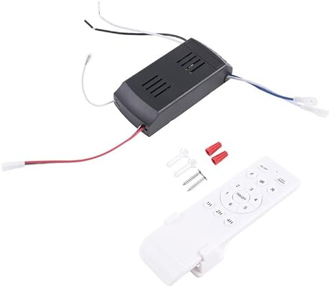Reemplazo del Kit de Control Remoto Universal para Ventilador de Techo, 6 Velocidades y Sincronización, Reemplazo Remoto para Luz de Ventilador de Techo CC