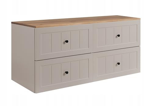 Rodan Moderne Möbel - Schrank Goldene Eiche, Kaschmir - Möbelstück - Bastelregal – Bastelplatte 60cm + 60 cm + 120 cm