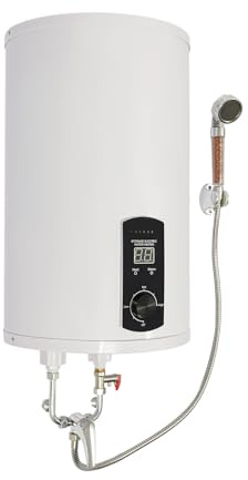 Scaldabagno elettrico da terra, digitale, 2000 W, bianco