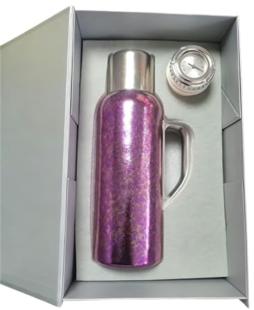 Titanium Large Capacity Insulated Kettle Mechanical Display Temperature(Purple)
