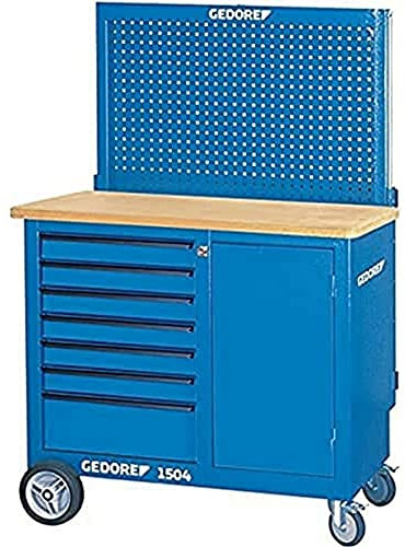 GEDORE BR 1504 0511 L Rollwerkbank mit Rückwand
