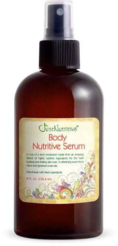 Just Nutritive Tanning Accelerator Body Oil, Natural Tan Enhancer for Outdoor Sun and Tanning Bed, Hazelnut Avocado Walnut and Vitamin E, Deep Moisture, No Fillers No Water, Made in USA, 8 oz