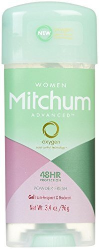 Mitchum Women Clear Gel Antiperspirant & Deodorant, Powder Fresh - 3.4 oz by Mitchum
