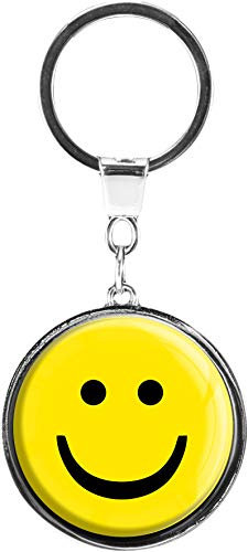 metALUm Schlüsselanhänger Smiley
