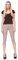 FUTURO FASHION - Legging Court en Coton - très Confortable - Grandes Tailles - Beige - 38 (M)
