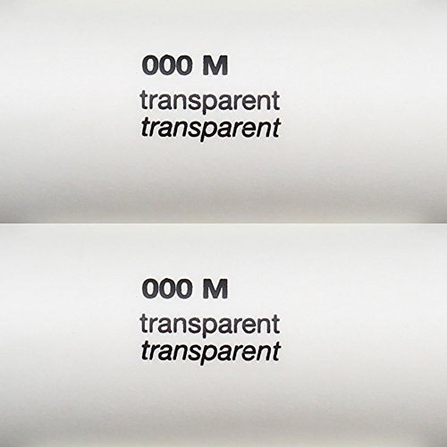 6,03€/m² Rapid Teck® Matt Folie - 000 Transparent klar- Klebefolie - 5m x 63cm - Folie Matt Plotterfolie - Klebefolie Selbstklebend - auch als Moebelfolie -Dekofolie