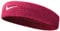 NIKE Swoosh Head Bands Fascia, Unisex, Swoosh Headbands, Vivid Pink/White, Taglia Unica