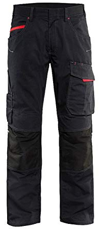 Blakläder 149513309956C146 Service Bundhose Größe in schwarz/rot, C146