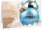 Große XXL Weihnachtskarte DIN A4 (Design Blaue Weihnachtskugeln mit Spruch) mit Umschlag/Weihnachten/Klappkarte/Grußkarte/zum Geschenk/moderne Karte