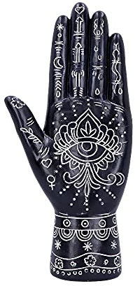 Nemesis Now U4798P9 Hamsa-Hand, 22,5 cm, Schwarz, Einheitsgröße