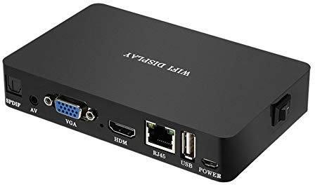 MMD Wireless WiFi Display Dongle HDMI Adapter Wireless Display 1080P For Android/IOS/TV/Display/Projection (black)