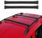 OMAC Dachträger Gepäckträger kompatibel mit Mercedes Vaneo 2001-2005 Relingträger Alu Schwarz 2X