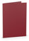 PAPERADO 200 Faltkarten DIN A5 - Rosso gerippt Dunkel-Rot - 220 g/m² - 14,8 x 21 cm - Blanko Doppelkarten Klappkarten Einladungskarten