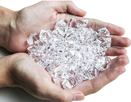 MJ PREMIER 100 Stück Mini-Acryl-Kristalldiamanten.
