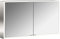 emco Lichtspiegelschrank PRIME mit rundum LED-Beleuchtung (120 cm breit), hochwertiger Badezimmerspiegelschrank als Aufputz-Modell, Badezimmerschrank mit 2 Türen und Lichtpaket