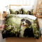 MAODU Bettbezug 135 x 200 Schweizer Berner Sennenhund, Bettwäsche-sets mit Verdecktem Reißverschluss - Mikrofaser, Bettwäsche 135x200 + 1 Kissenbezug 80x80 für Kinder Jungen Madchen